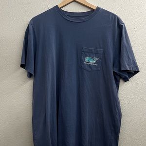 Medium blue vineyard vines shirt